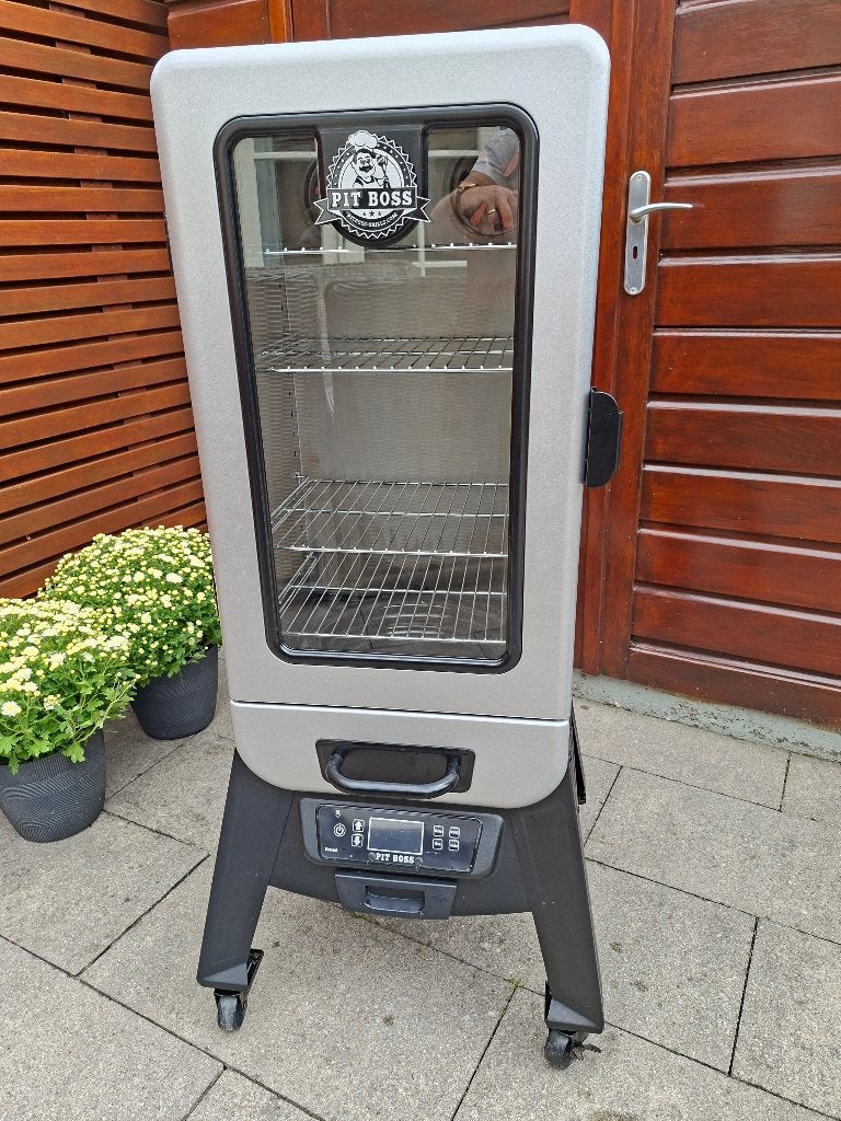 Pit Boss Electrische Smoker - rookoven 1x gebruikt - NIEUW, Ophalen, Zo goed als nieuw, Pit Boss, Met accessoires