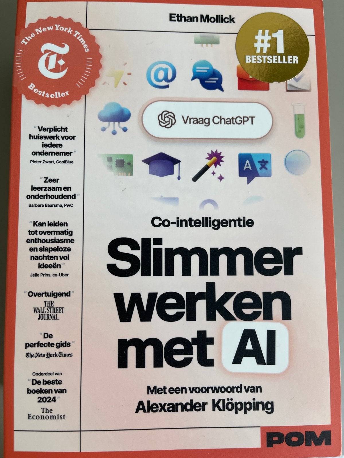 Co-intelligentie: Slimmer werken met AI - Ethan Mollick, Ophalen of Verzenden, Zo goed als nieuw, Europa overig