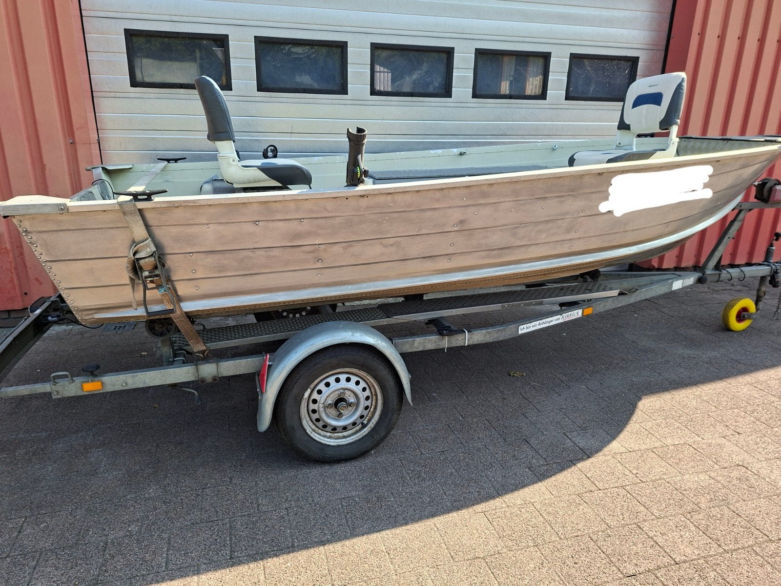 alumium visboot 4.30m x 1.70m, Ophalen, Aluminium