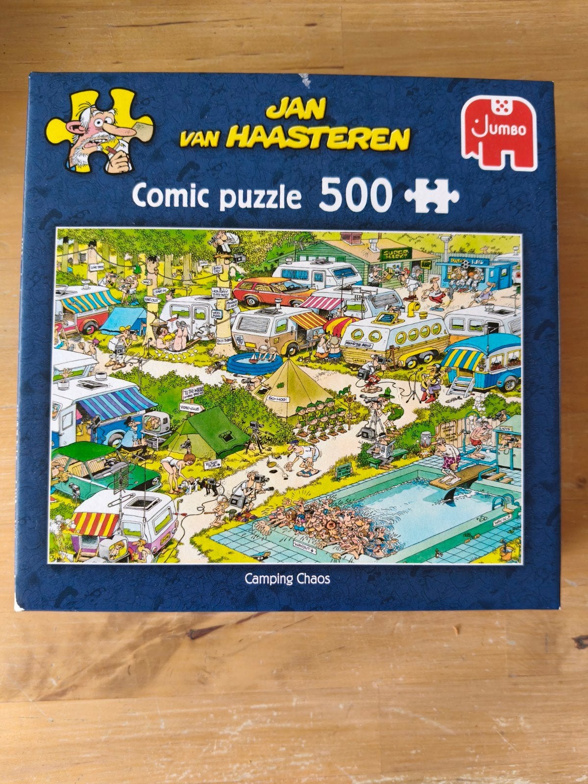 camping chaos, Ophalen, 500 t/m 1500 stukjes, Zo goed als nieuw, Legpuzzel