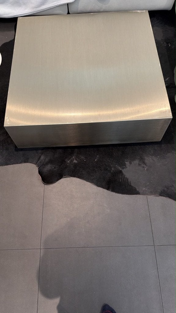 Salontafel 90 bij 90 cm, Ophalen, Gebruikt, 50 tot 100 cm, Vierkant