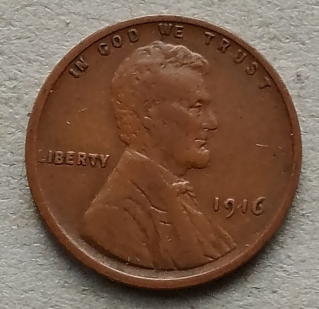 USA, 1 cent 1916, Ophalen of Verzenden, Noord-Amerika, Losse munt