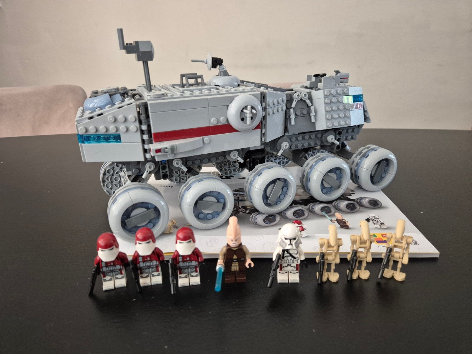 Lego Star Wars Republic Juggernaut 75413 met boekje, Ophalen of Verzenden, Gebruikt