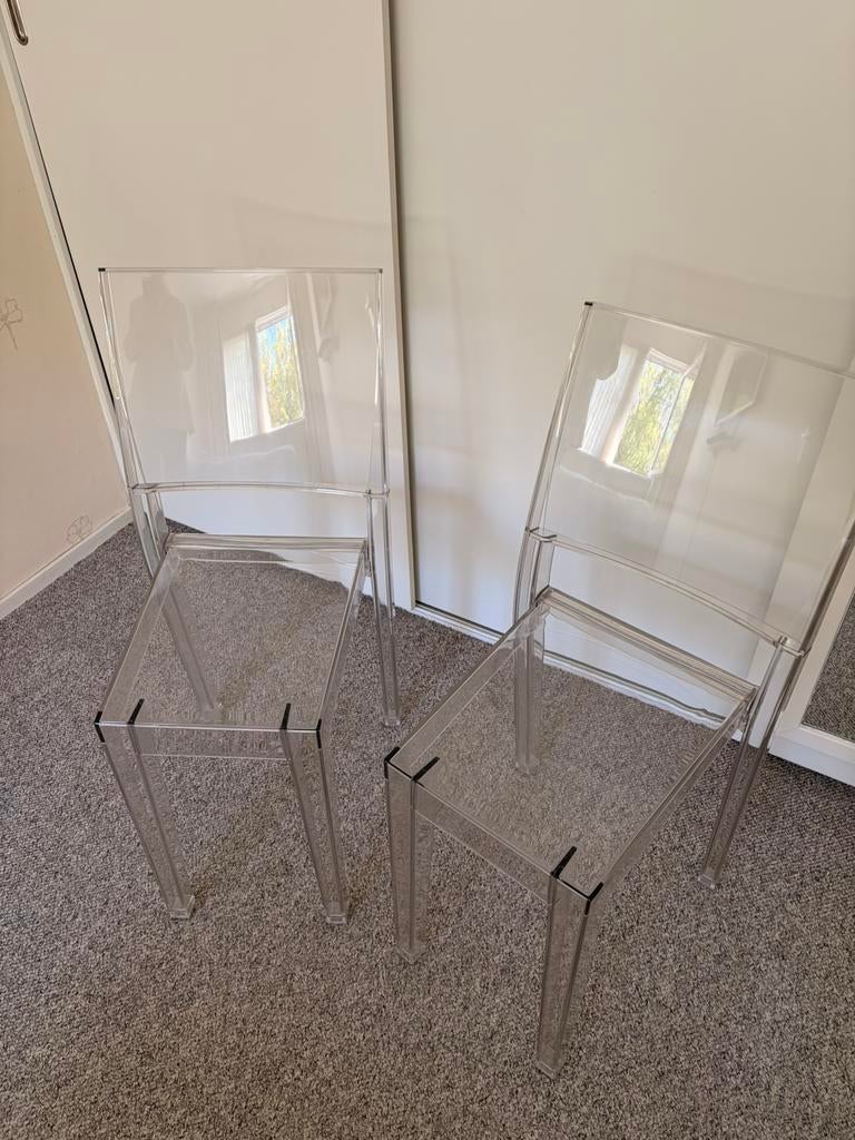 Kartell La Marie stoel, Huis en Inrichting, Stoelen, Ophalen, Zo goed als nieuw, Wit, Twee