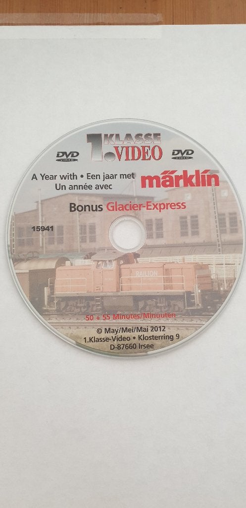 3236 marklin dvd 1 jaar met marklin, Wisselstroom, Verzenden, Overige typen, Nieuw