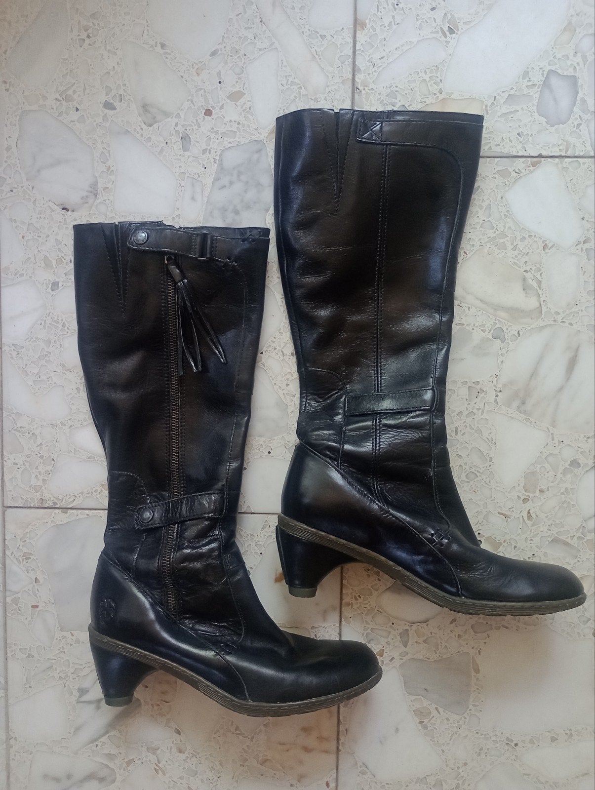 Zwarte Dr. Martens laarzen, maat 38, Kleding | Dames, Schoenen, Hoge laarzen, Zwart, Ophalen of Verzenden, Dr. Martens