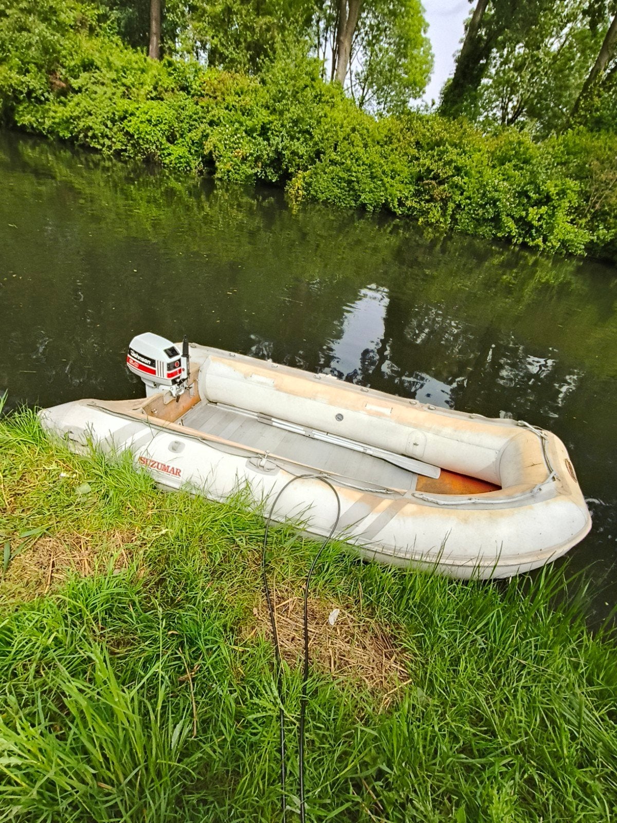Johnson 6 Pk 2 takt kortstaart met 8pk carburateur, Watersport en Boten, Ophalen