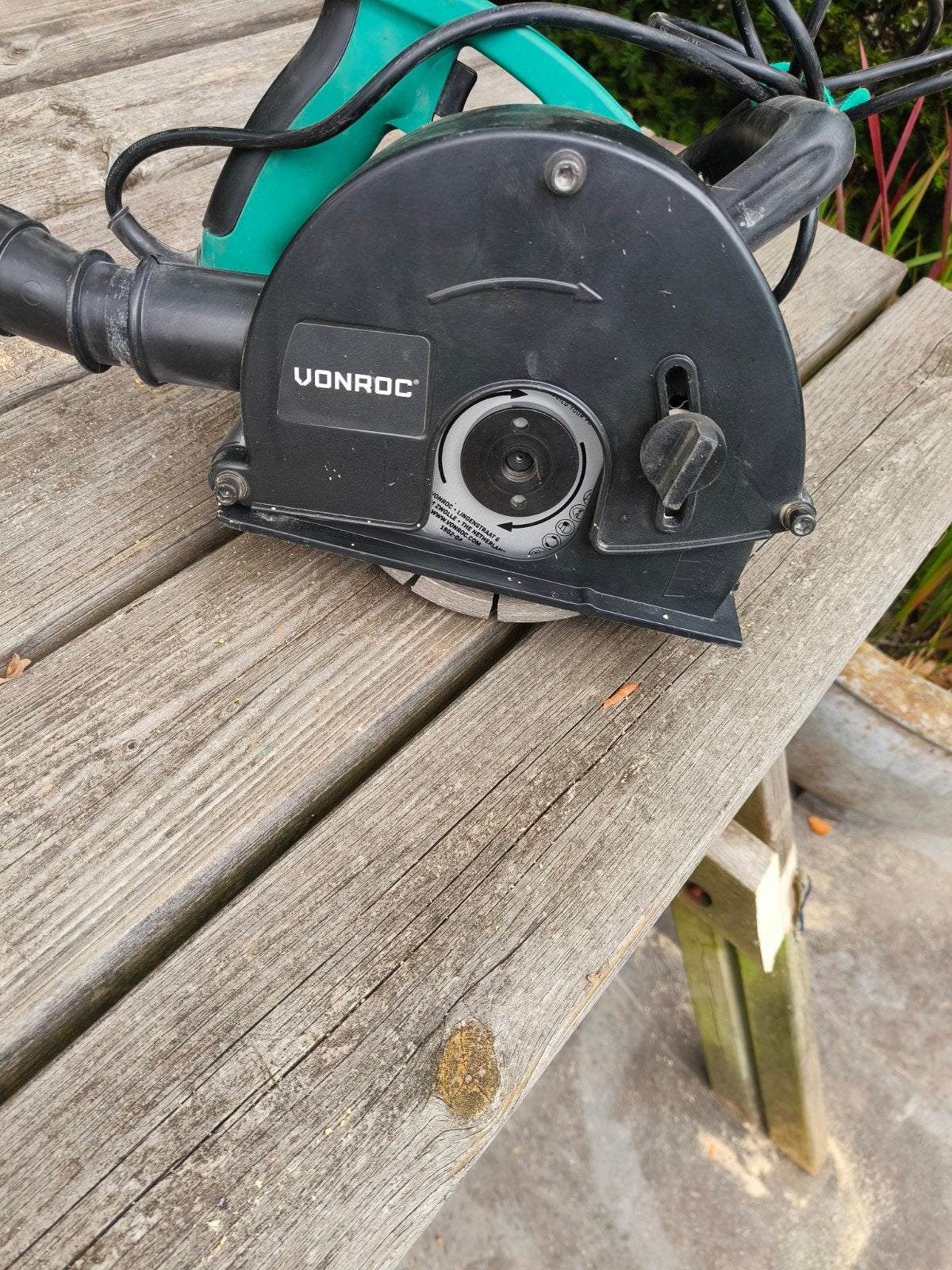 Vonroc Sleuvenfrees - Krachtige Muurfrees voor Sleuven, Gebruikt, Sleuvenfrees, Ophalen of Verzenden, Vonroc