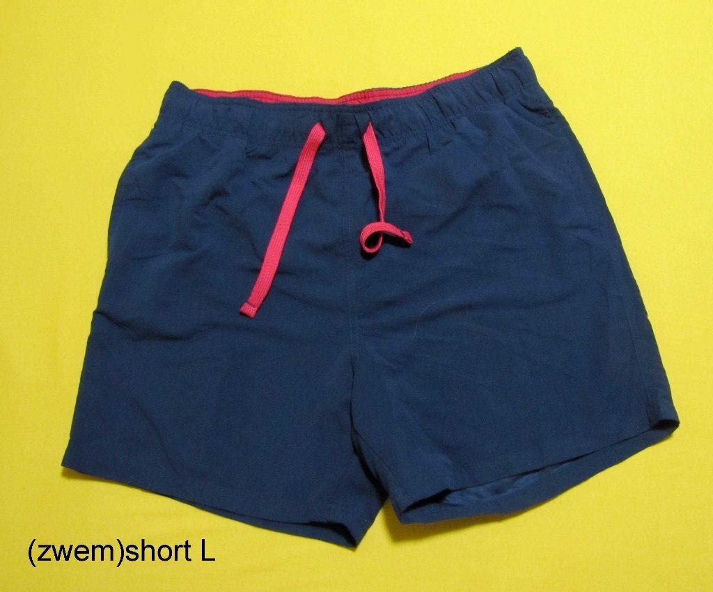 Heren (zwem)short marine L, Ophalen of Verzenden, Maat 52/54 (L), Blauw, Zwemshort