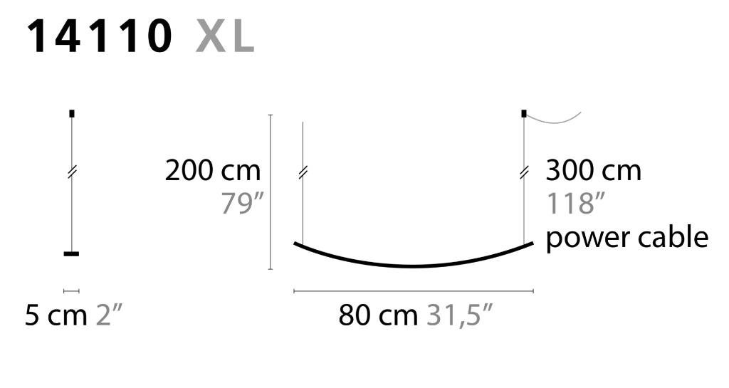 Led design hanglamp van Ilfari zwart twv € 575,00 st!, Ophalen of Verzenden, Nieuw, Minder dan 50 cm