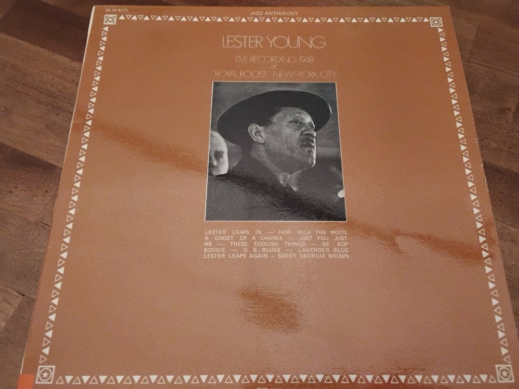 Lester Young ‎Live 1948  "Royal Roost" NYC Musidisc LP  1976, LP, Gebruikt, Ophalen of Verzenden, 12 inch