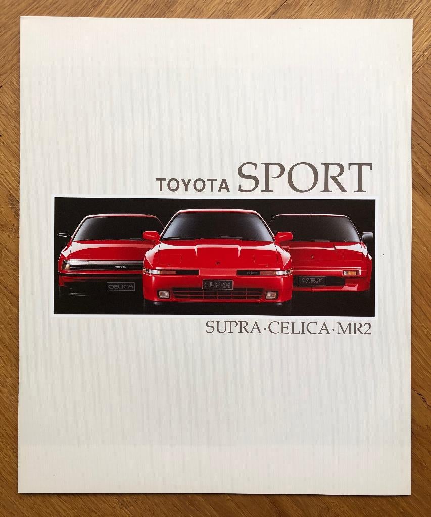 Toyota Sport Supra.Celica.MR2 folder 1989, Verzenden, Toyota, Nieuw, Toyota