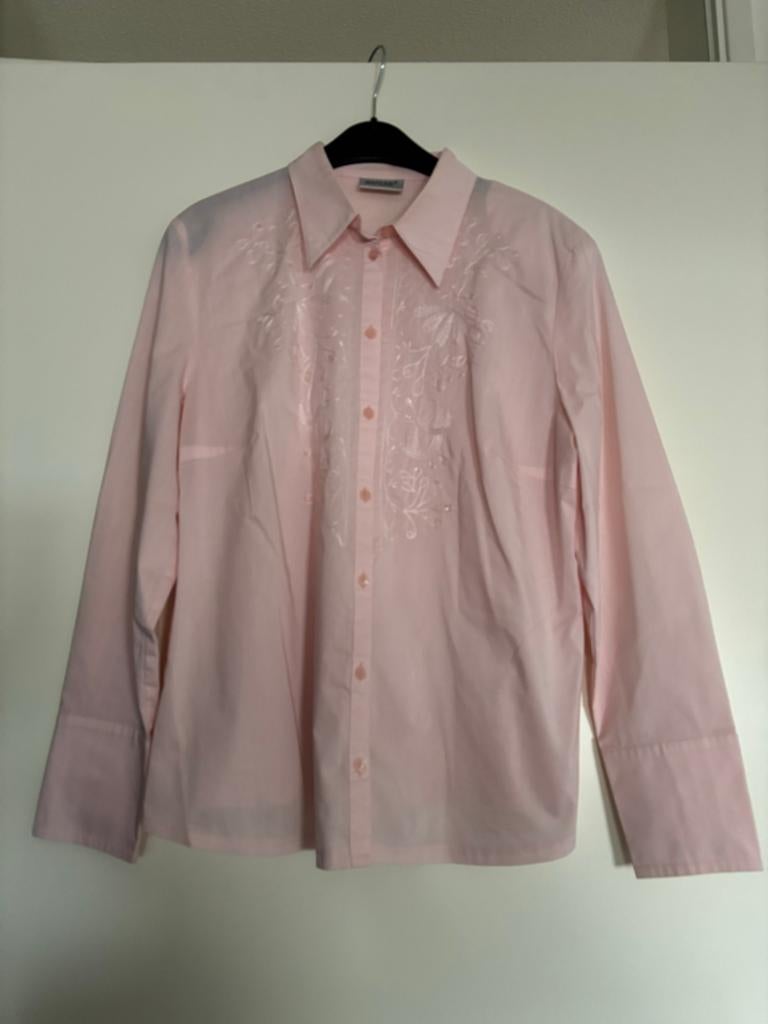 Basler - Roze Blouse met Borduurwerk - Maat 42, Verzenden, Zo goed als nieuw, Maat 42/44 (L), Roze