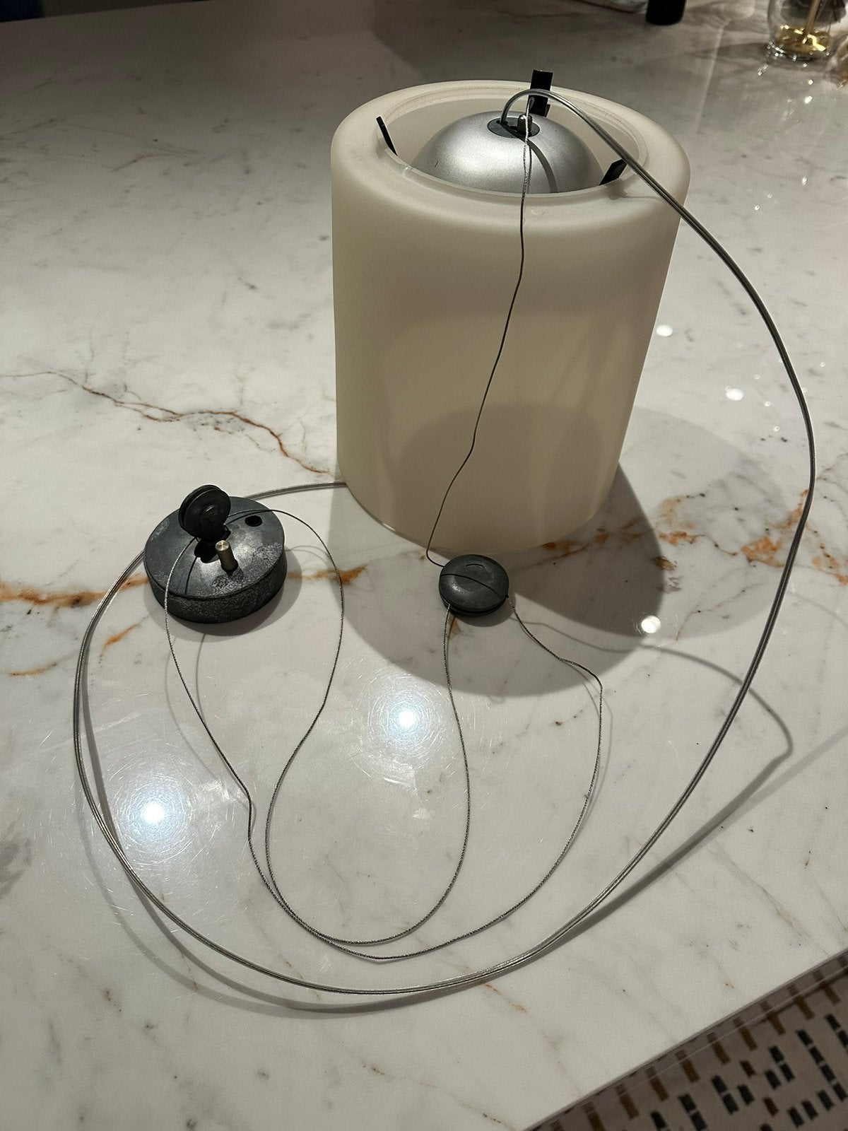 3x Tobias Grau Too pedant lampen, Ophalen, Zo goed als nieuw, Glas