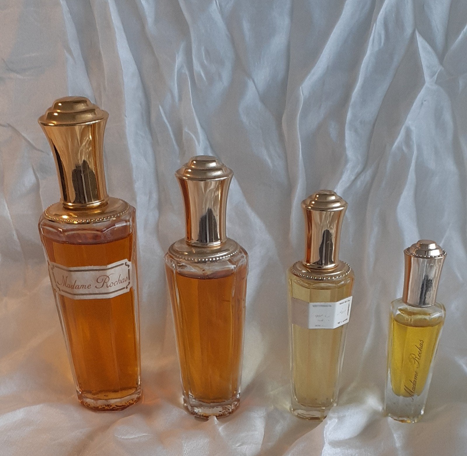 Lot 4 Vintage Madame Rochas, Ophalen of Verzenden, Gebruikt, Miniatuur