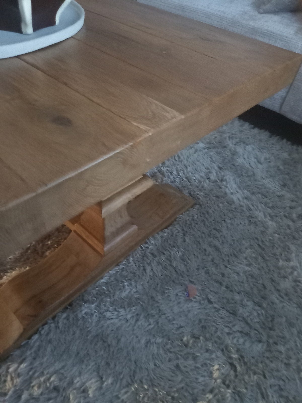 Massieve salontafel 80x120cm, Huis en Inrichting, Ophalen, 100 tot 150 cm, 50 tot 100 cm, Zo goed als nieuw