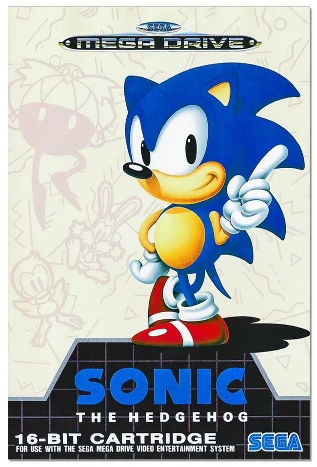 [Grote Retro Game Poster] SONIC THE HEDGEHOG MEGADRIVE, Verzenden, Nieuw, A1 t/m A3, Film en Tv