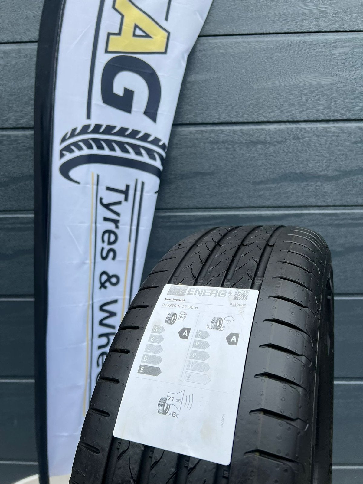 4x 215 60 R17 96H Continental Ecocontact 6Q Nieuw 215 60 17, 215 mm, Nieuw, 17 inch, Ophalen of Verzenden