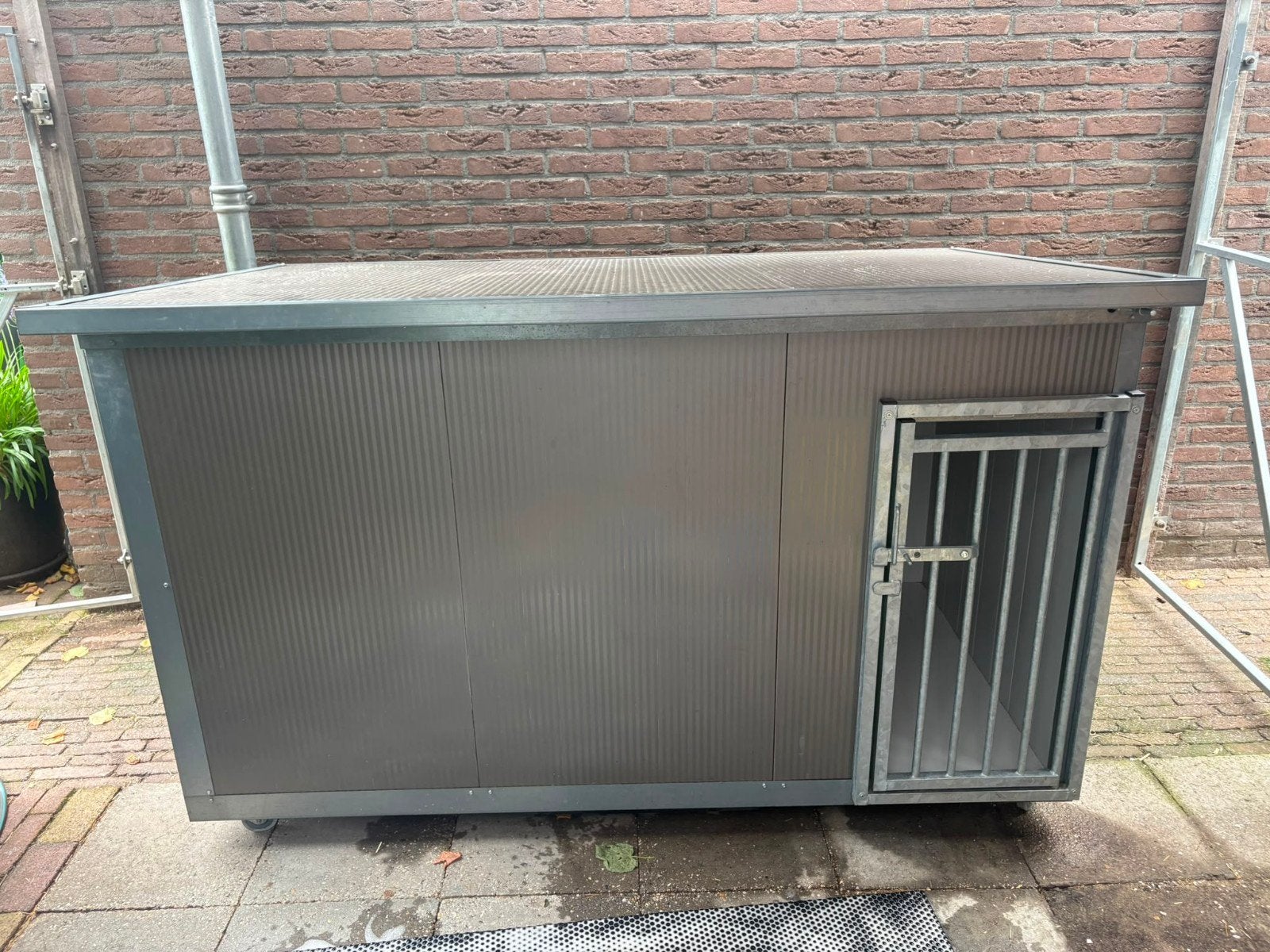 MacDaniël geïsoleerd XXL hondenhok 185x98x118, dak 117 diep, 110 cm of meer, 100 cm of meer, Hondenhok, Ophalen of Verzenden