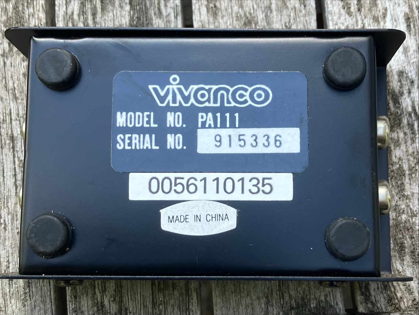 Vivanco PA 111 Phono Voorversterker - Zo goed als nieuw, Overige merken, Ophalen of Verzenden, Zo goed als nieuw, Minder dan 60 watt