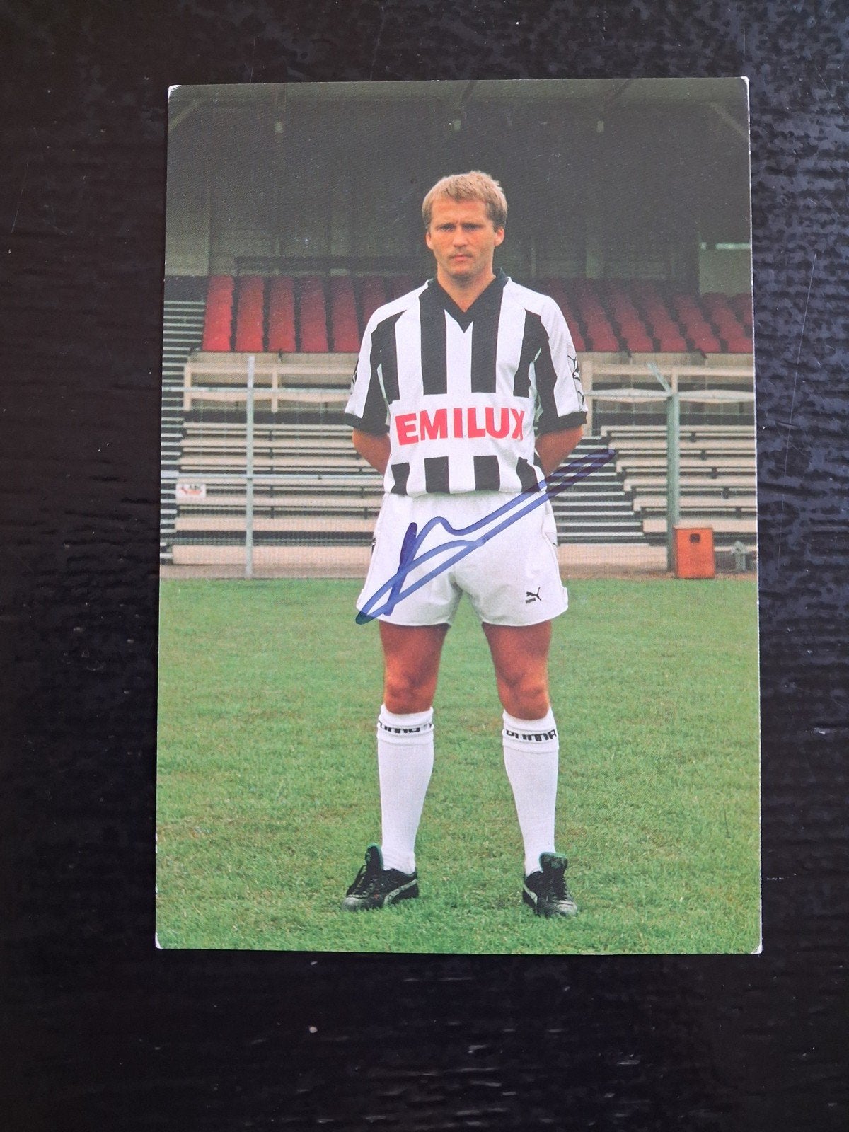 Spelerskaart Alex Booy SC Heracles '74. Met handtekening, Ophalen of Verzenden, Zo goed als nieuw, Overige binnenlandse clubs