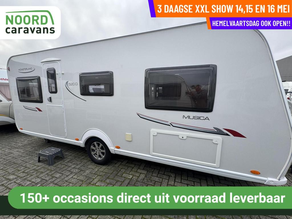 LMC MUNSTERLAND MUSICA 520 D, FRANSBED, MOVER, VOORTENT, Caravans en Kamperen, Mover, Rondzit, 7 tot 8 meter, Bedrijf