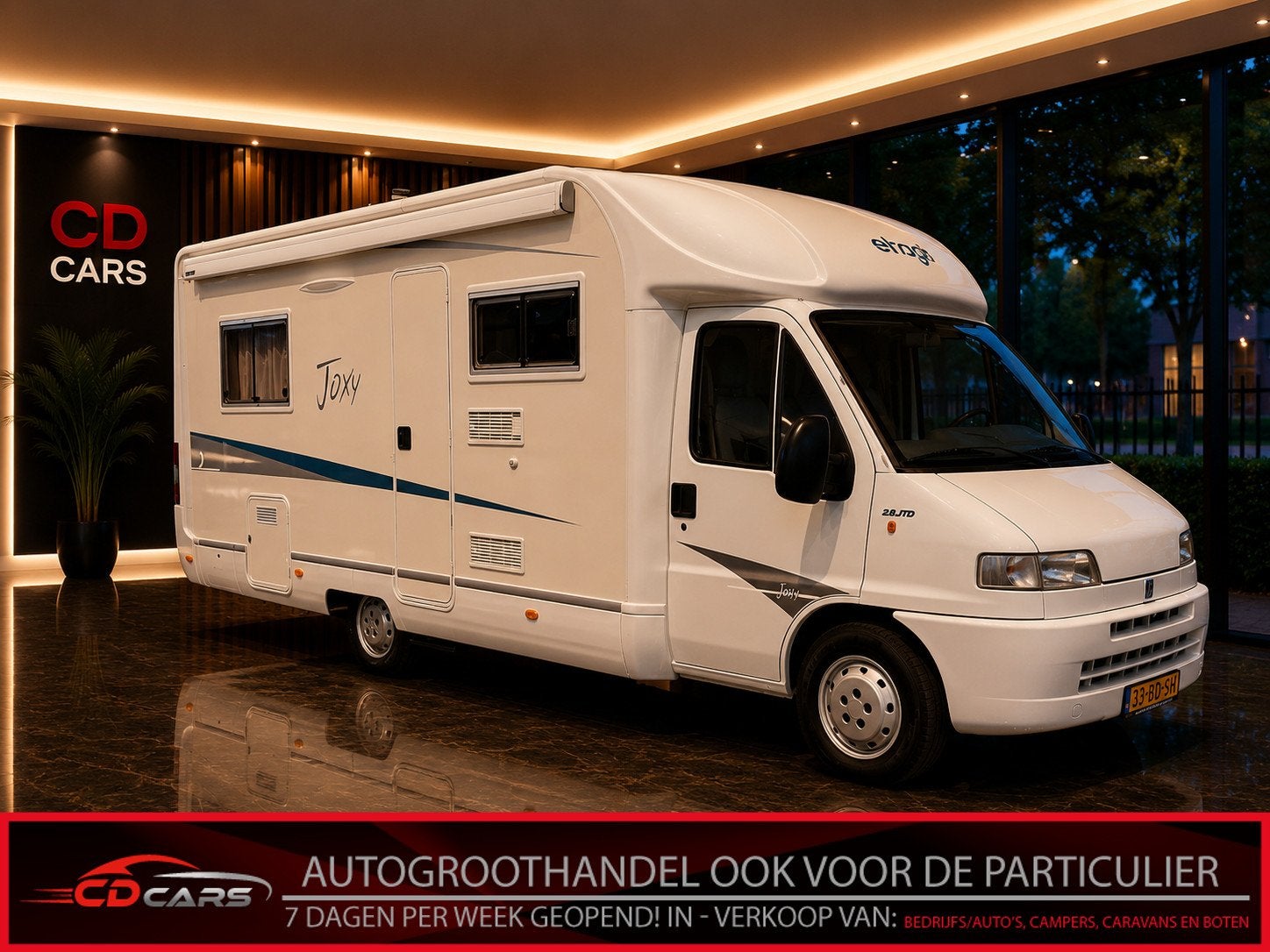Fiat DUCATO MAXI Elnagh 2 xVast bed, Toilet, Badkamer, Koelk, Integraal, Info@cd-cars.nl, Luifel, Schelluinsestraat 7
4203NJ  GORINCHEM, NL