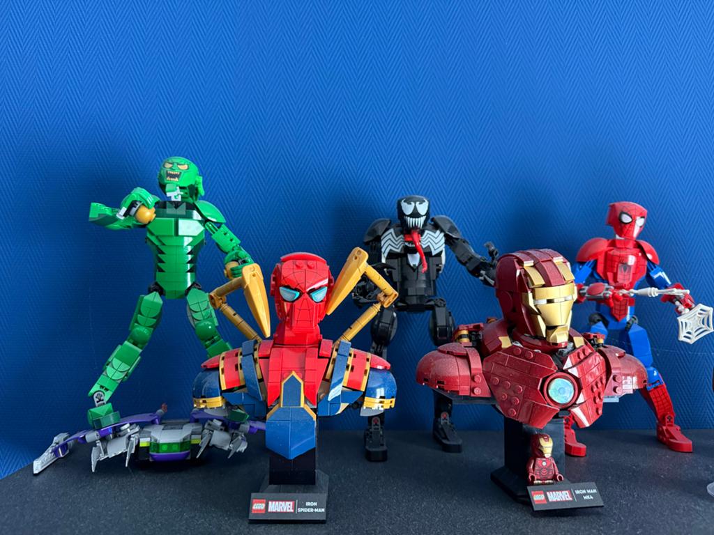 Grote Marvel LEGO & Funko Pop! Collectie - Spider-Man, Iron, Kinderen en Baby's, Speelgoed | Duplo en Lego, Ophalen of Verzenden