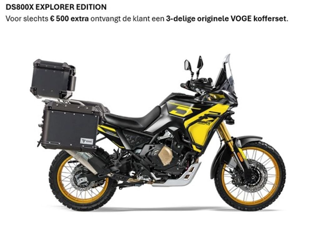 VOGE DS 800 X RALLY (bj 2026) 0 km, 2 cilinders, Bedrijf, Onbekend, Meer dan 35 kW
