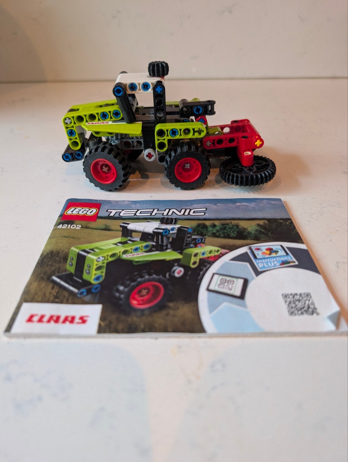 Lego Technic 42102 Claas Xerion tractor, Ophalen, Lego, Inclusief instructies, Zo goed als nieuw