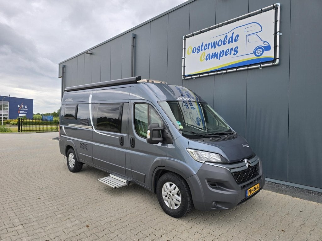 Pössl 2Win Plus 600 62.400km Vastbed 150pk Busbiker camera, Buscamper of Camperbus, Luifel, Ringverwarming, Pössl
