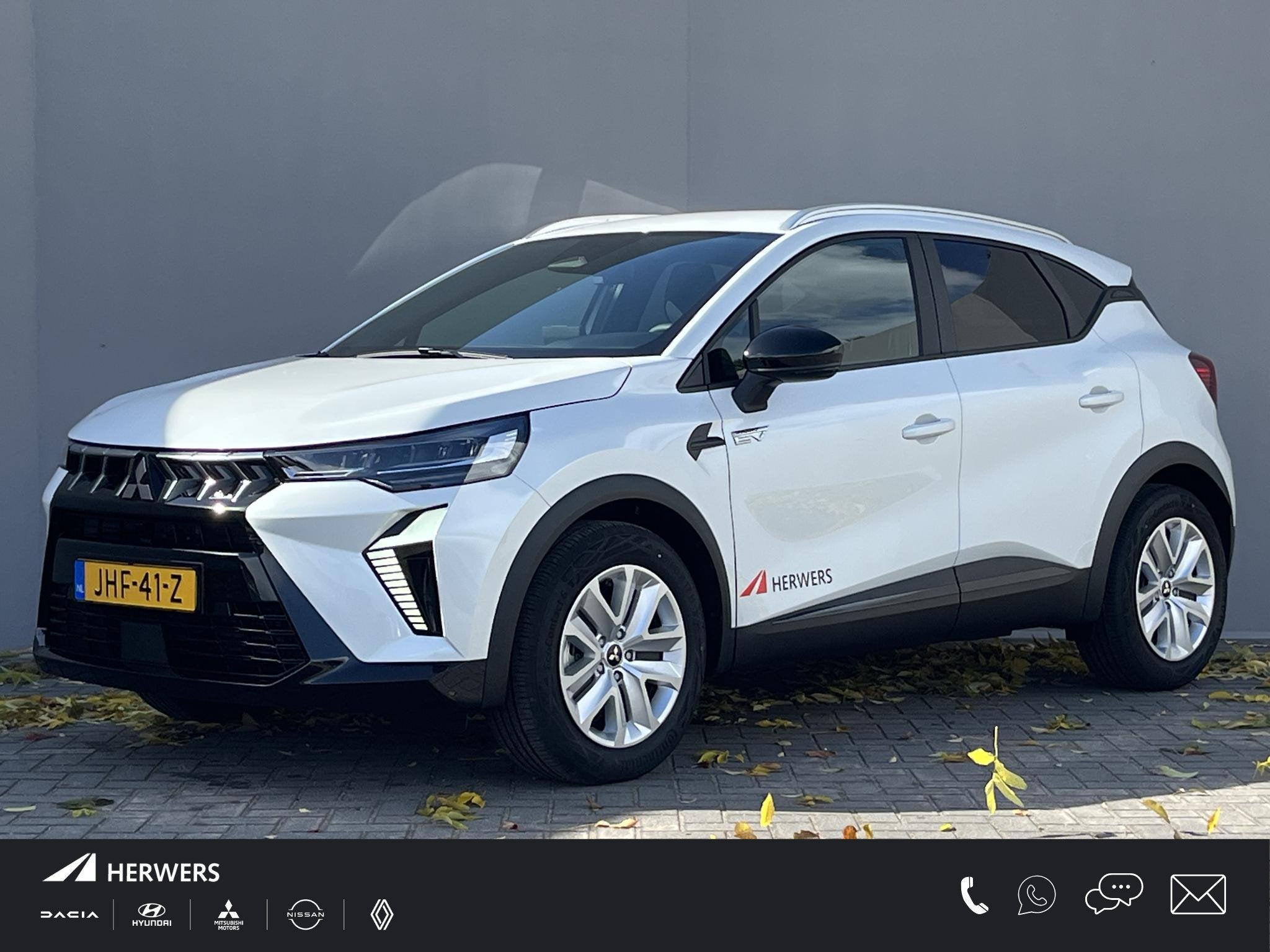 Mitsubishi ASX 1.6 HEV AT Intense / Achteruitrijcamera / Nav, Stof, Wit, Origineel Nederlands, Bedrijf