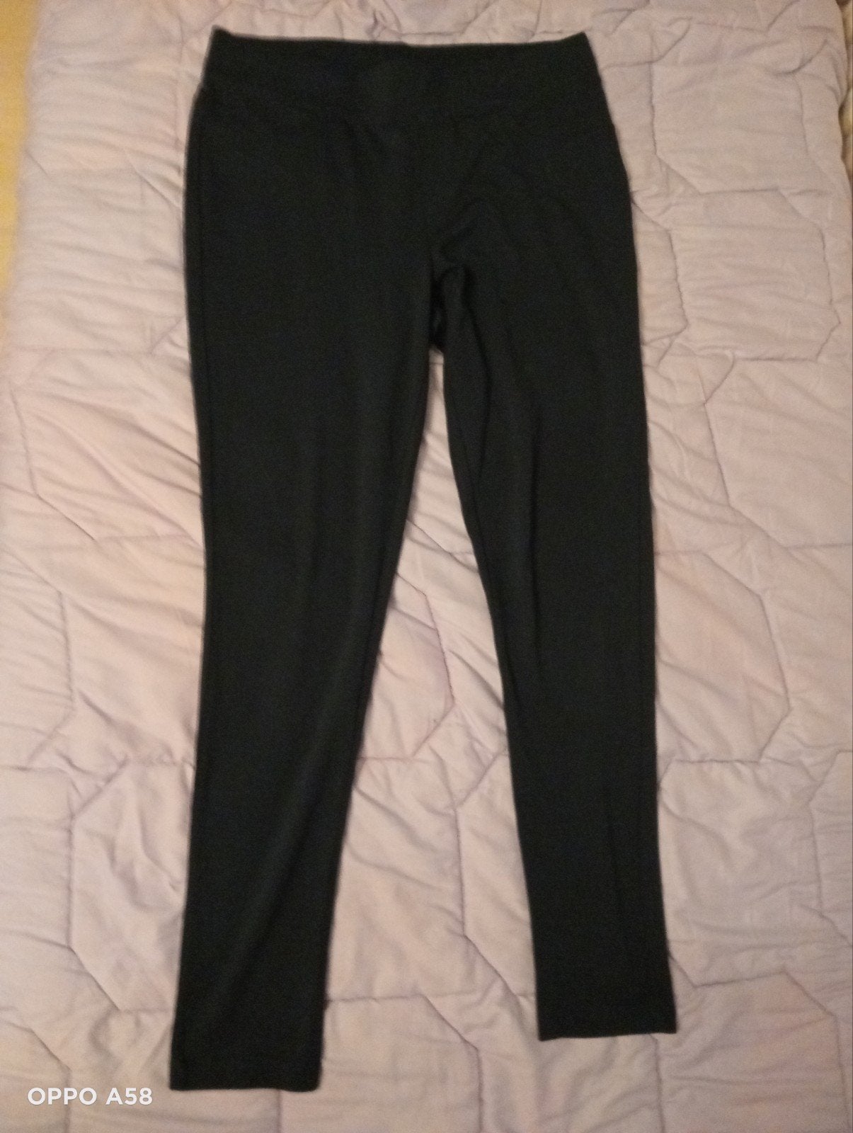 stretch broek voor dames, Zwart, Maat 40/42 (M), Esmara, Zo goed als nieuw