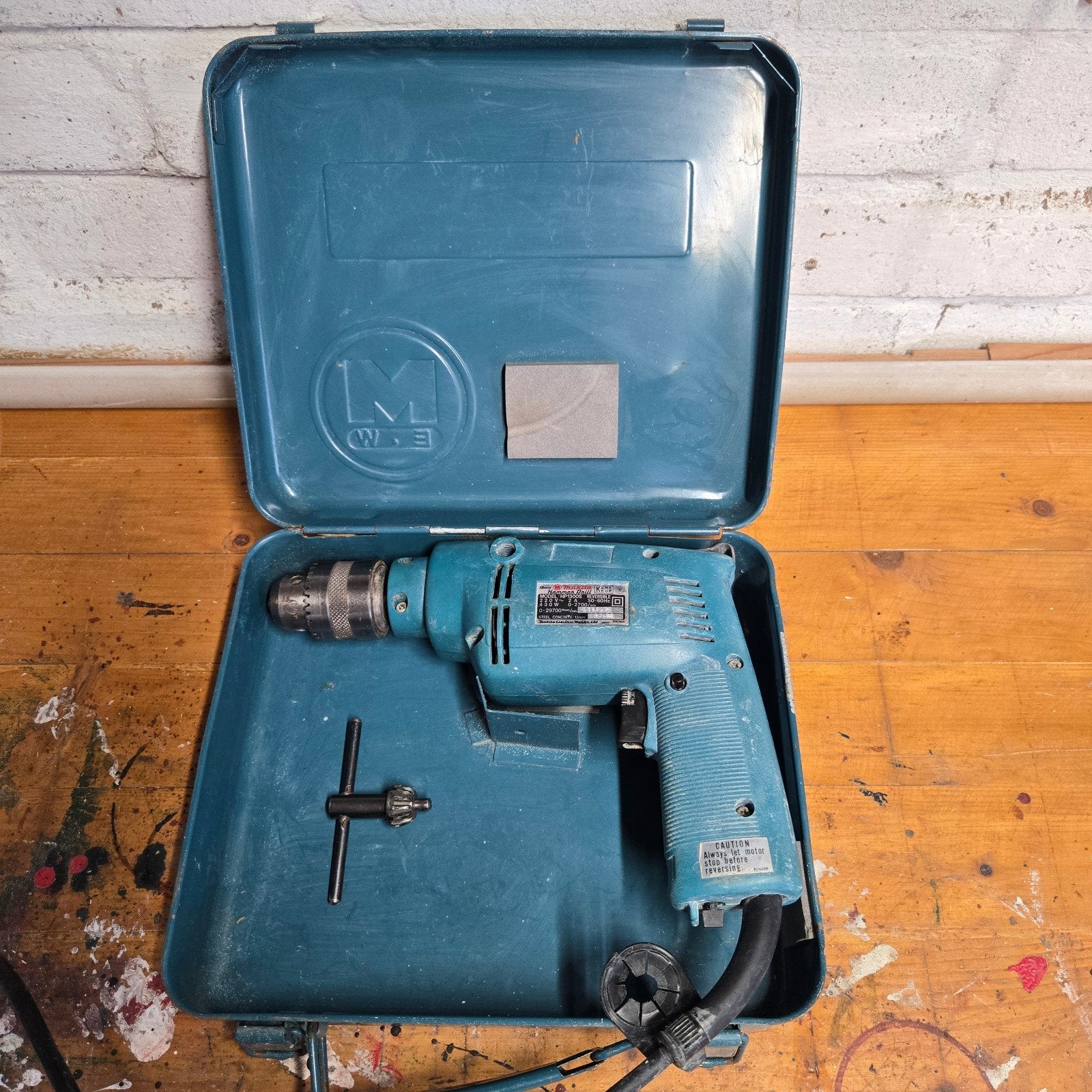 Makita HP1300S Klopboormachine in Koffer, Ophalen, Gebruikt, Boor- en/of Breekhamer, Variabele snelheid