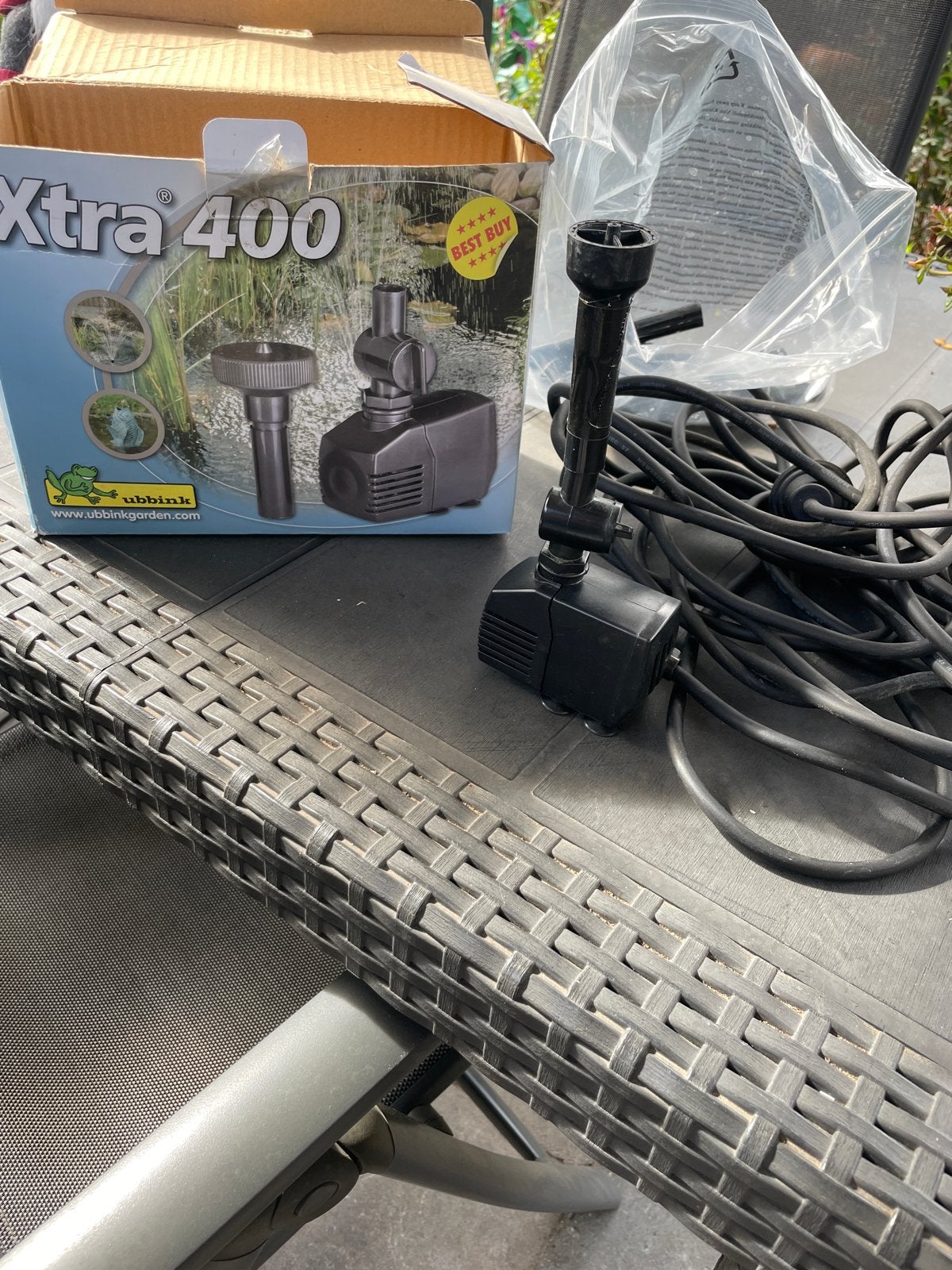 Ubbink Xtra 400 Vijverpomp - Zo goed als nieuw, Tuin en Terras, Ophalen of Verzenden, Gebruikt