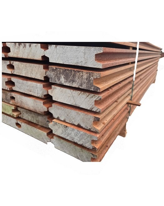 Hardhouten damwandplanken – 3,4  x 12,7 cm