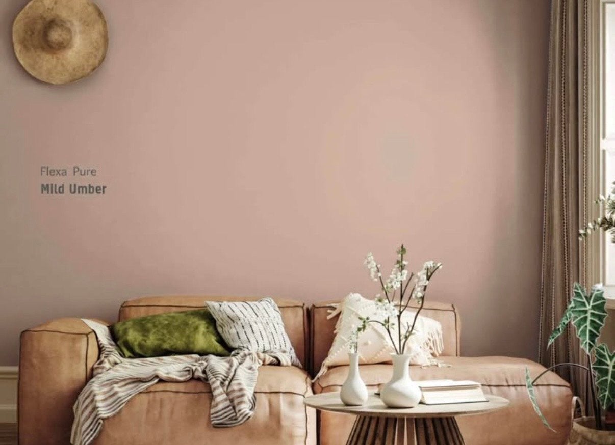 Flexa Pure Mild Umber matte verf 2,5L - Nieuw en ongeopend, Bruin, Nieuw, Ophalen of Verzenden, Verf
