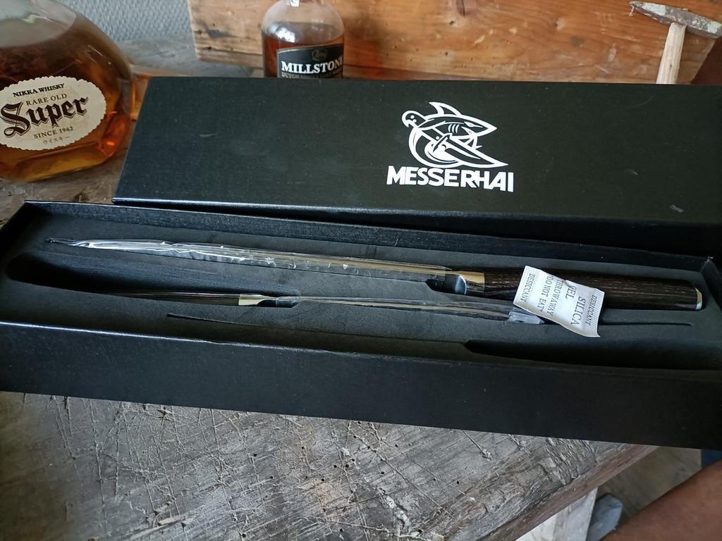 Messerhai 3dlg Messenset RVS Tanoshi Medium, Ophalen of Verzenden, Nieuw, Rvs of Chroom, Bestekset