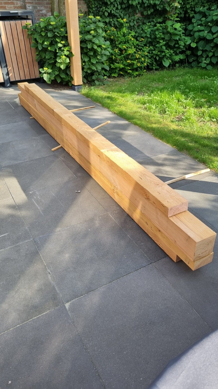 Douglas hout wegens overcompleet, Doe-het-zelf en Verbouw, Hout en Planken, Ophalen, 50 mm of meer, Balk, Minder dan 200 cm