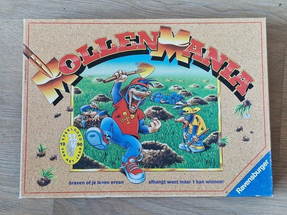 Mollenmania Bordspel Graaf je een weg naar de, Drie of vier spelers, Ophalen of Verzenden, Gebruikt, Ravensburger