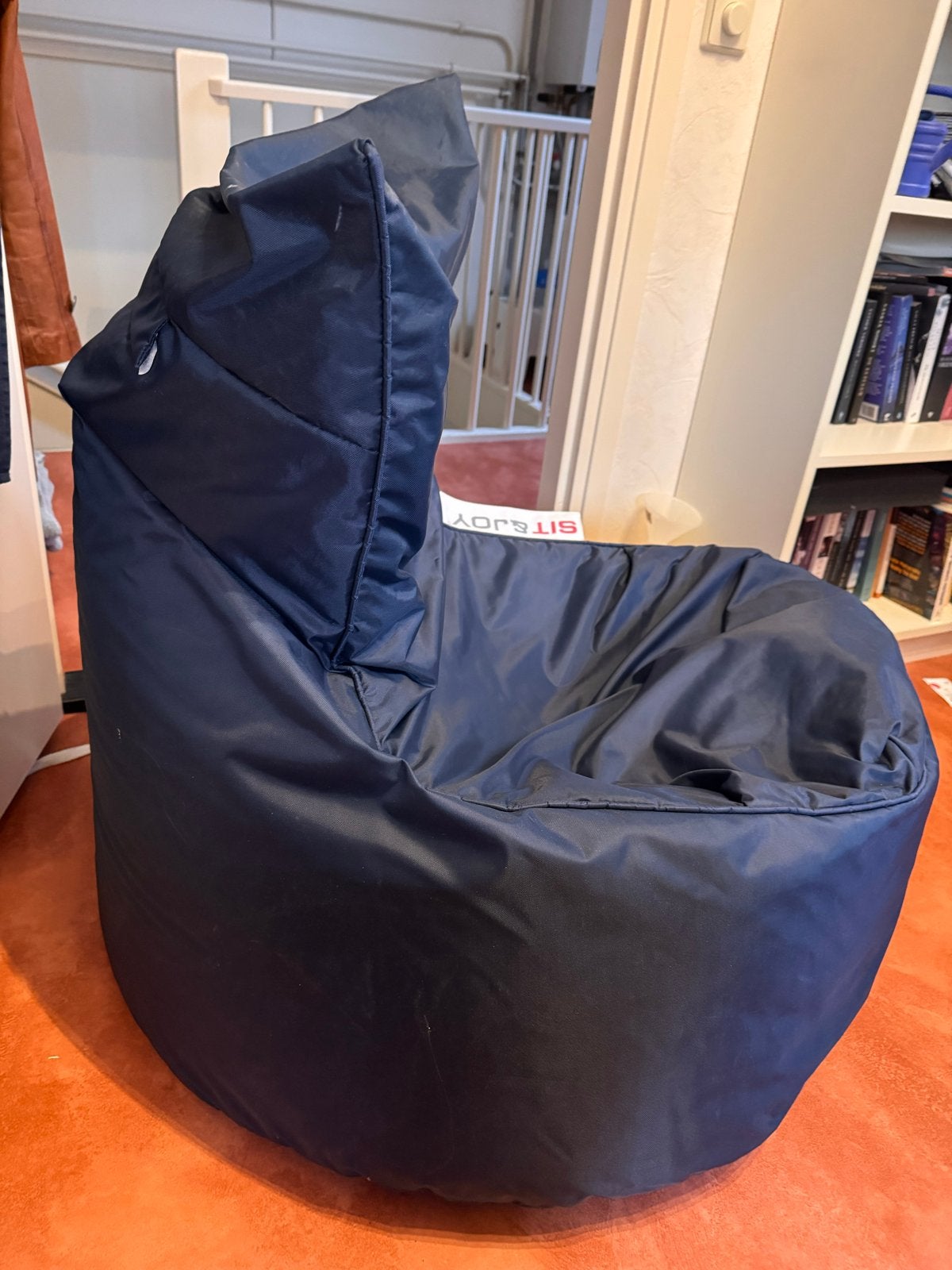 Comfortabele zitzak  - Donkerblauw, Ophalen, Zo goed als nieuw, Blauw, Zitzakstoel