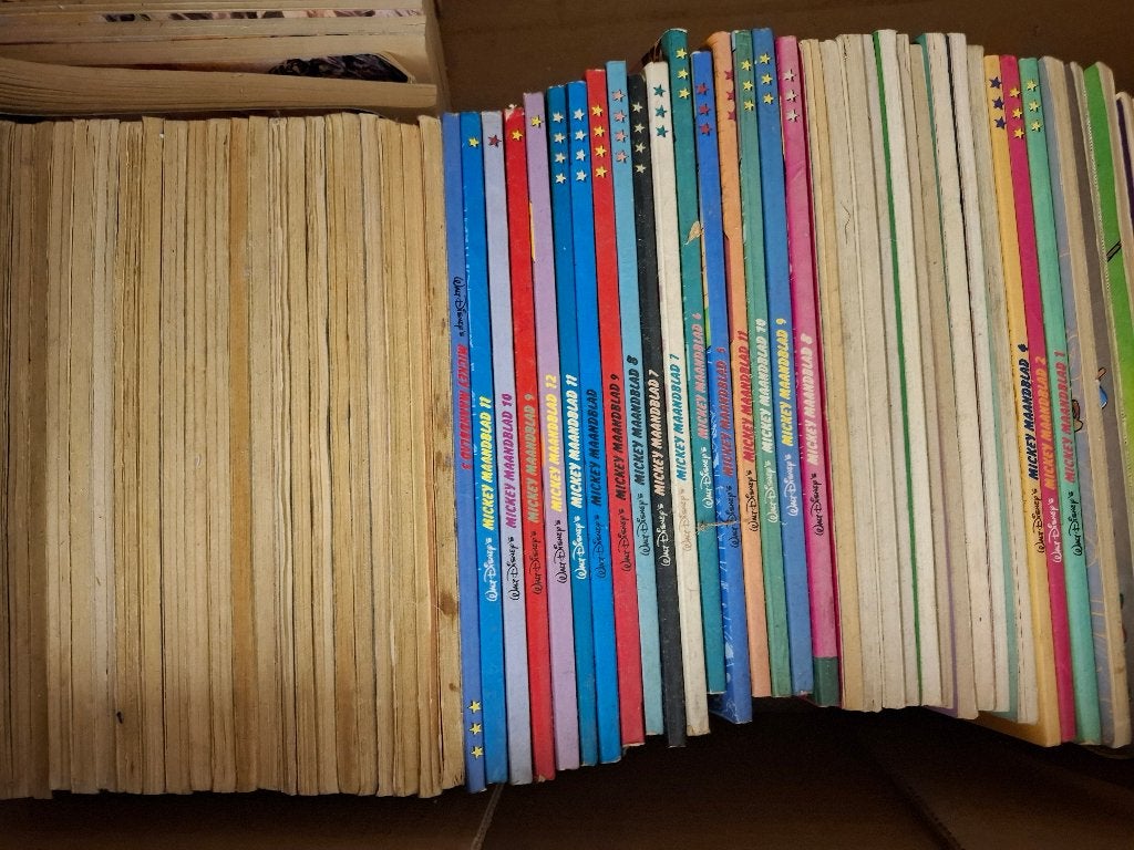 Mickey Maanbladen compleet 1977 t/m 1981, Boeken, Complete serie of reeks, Ophalen, Gelezen, Amerika