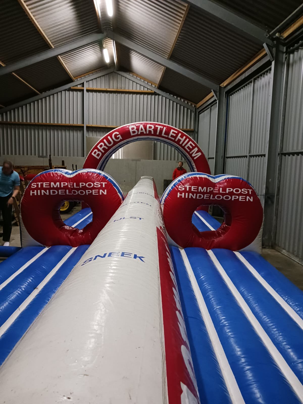 Stormbaan buikschuifbaan, Ophalen, Gebruikt