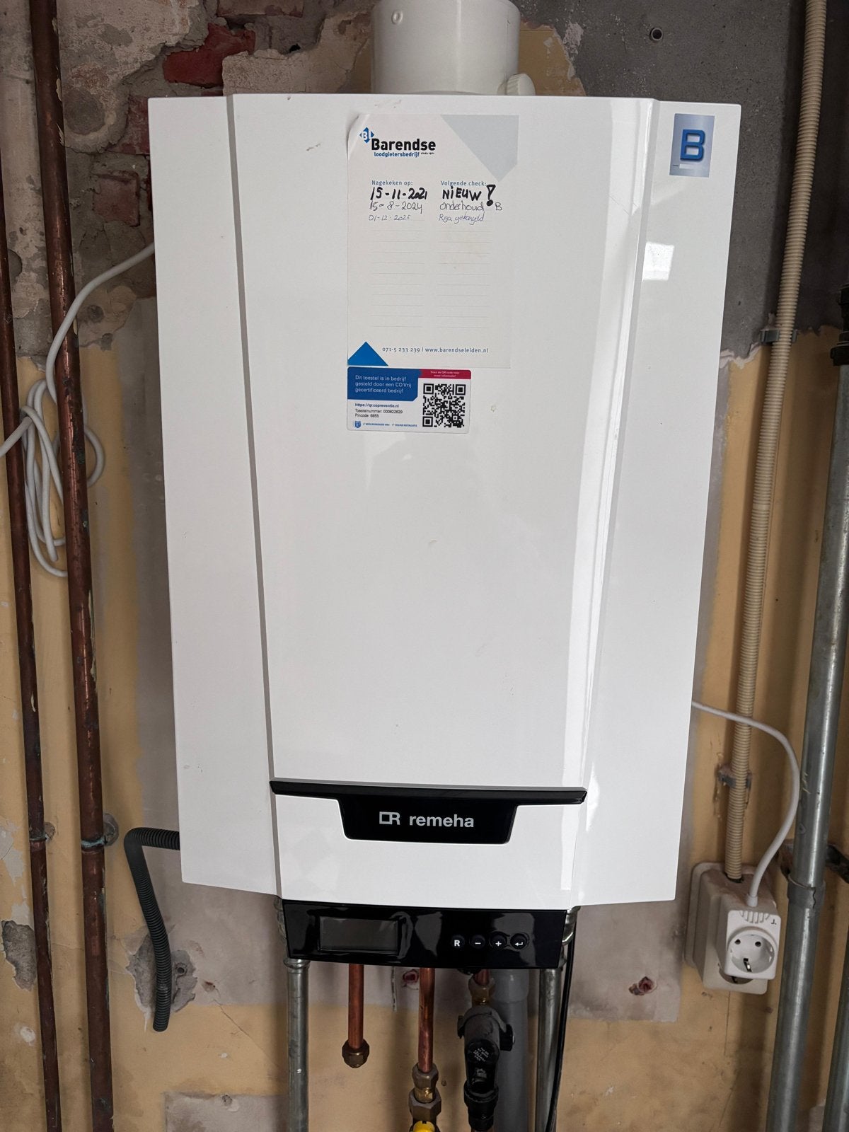 Remeha Tzerra Ace 28C Solar CV-ketel, Ophalen, Gebruikt, Hoog rendement (Hr), Cv-ketel of Combi-ketel