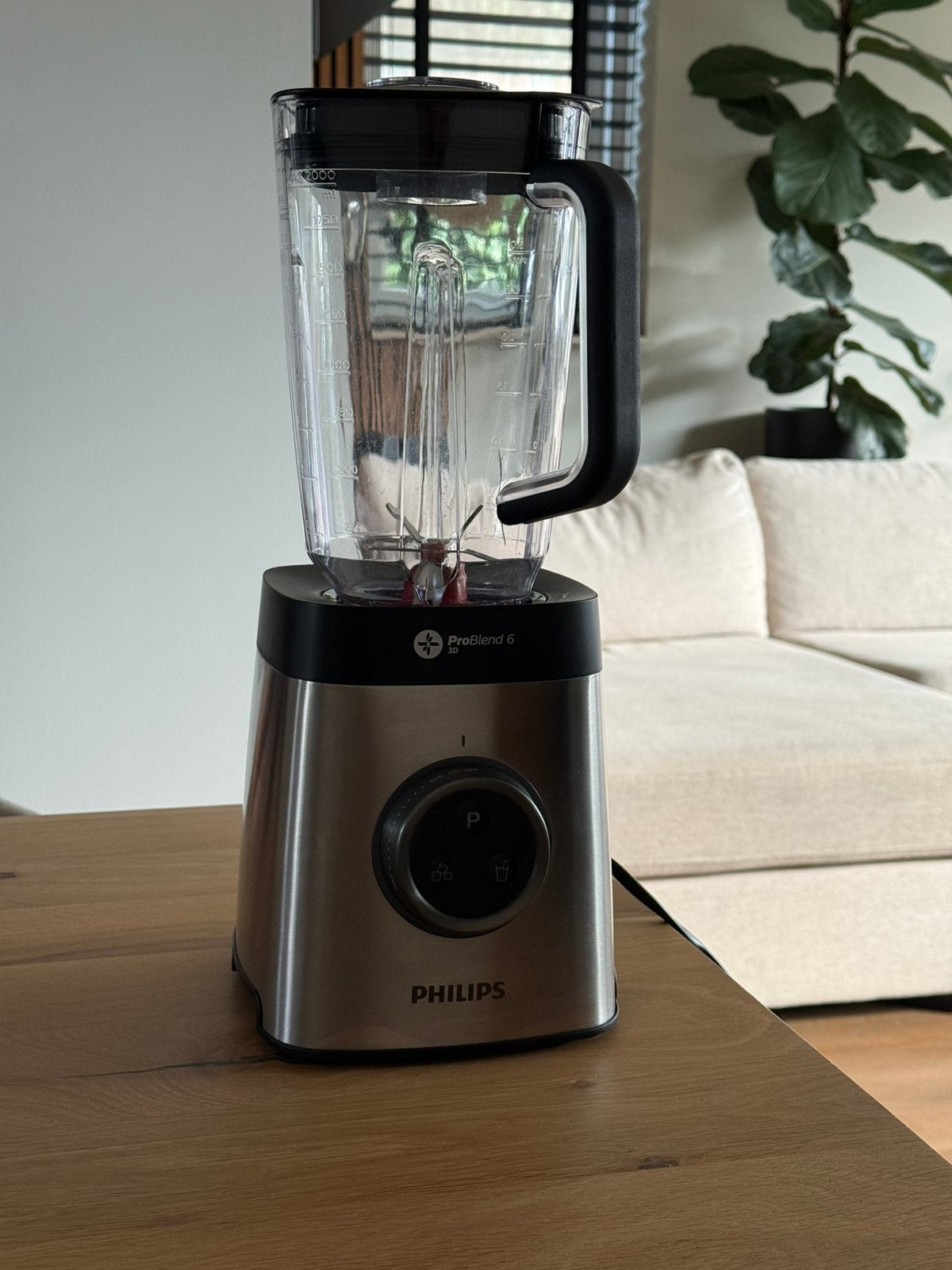 Philips Avance Blender HR3653 – werkt goed, Ophalen of Verzenden, Zo goed als nieuw, Blender