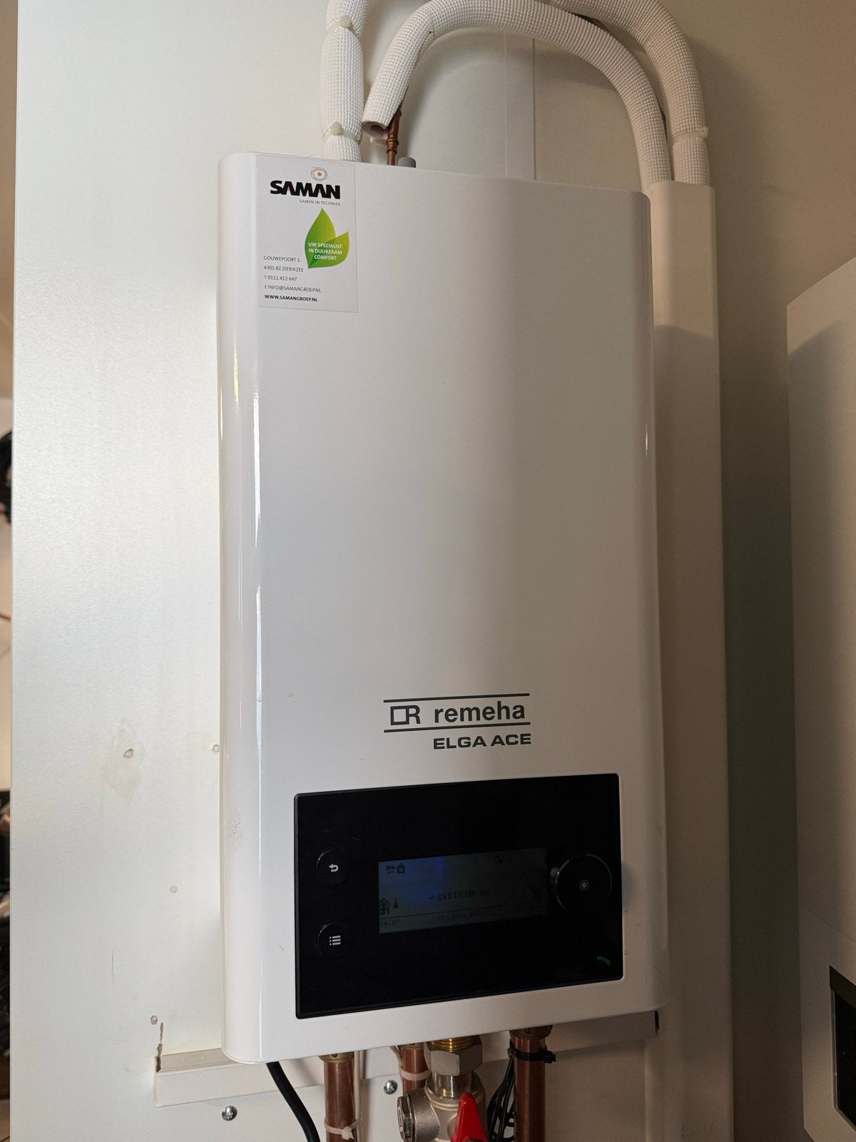 Remeha Elga Ace hybride warmtepomp (november 2020), Ophalen, Gebruikt, Wandairco, 3 snelheden of meer