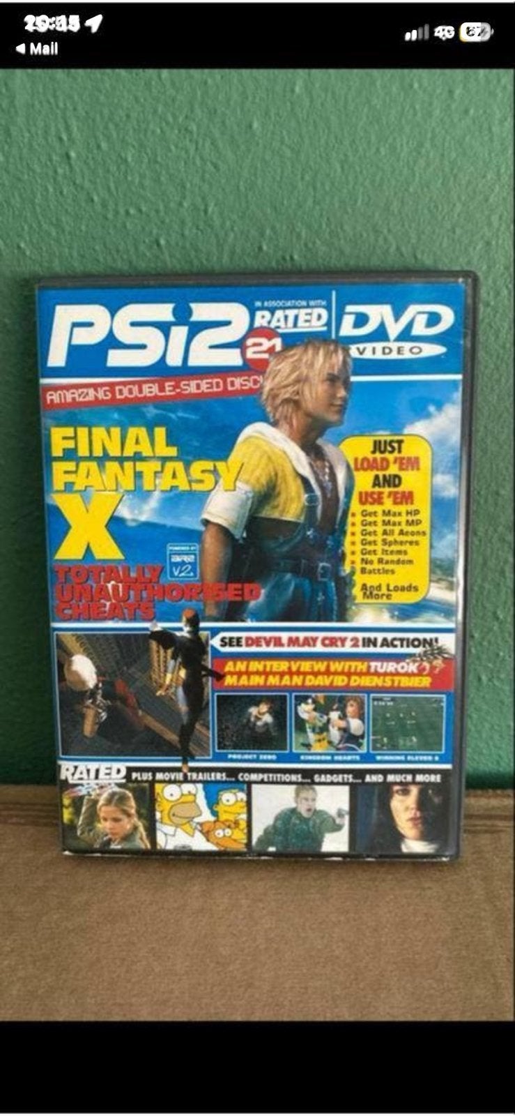 PS2 Rated DVD Video met Final Fantasy X, Spelcomputers en Games, Gebruikt, Overige genres, 1 speler, Ophalen of Verzenden