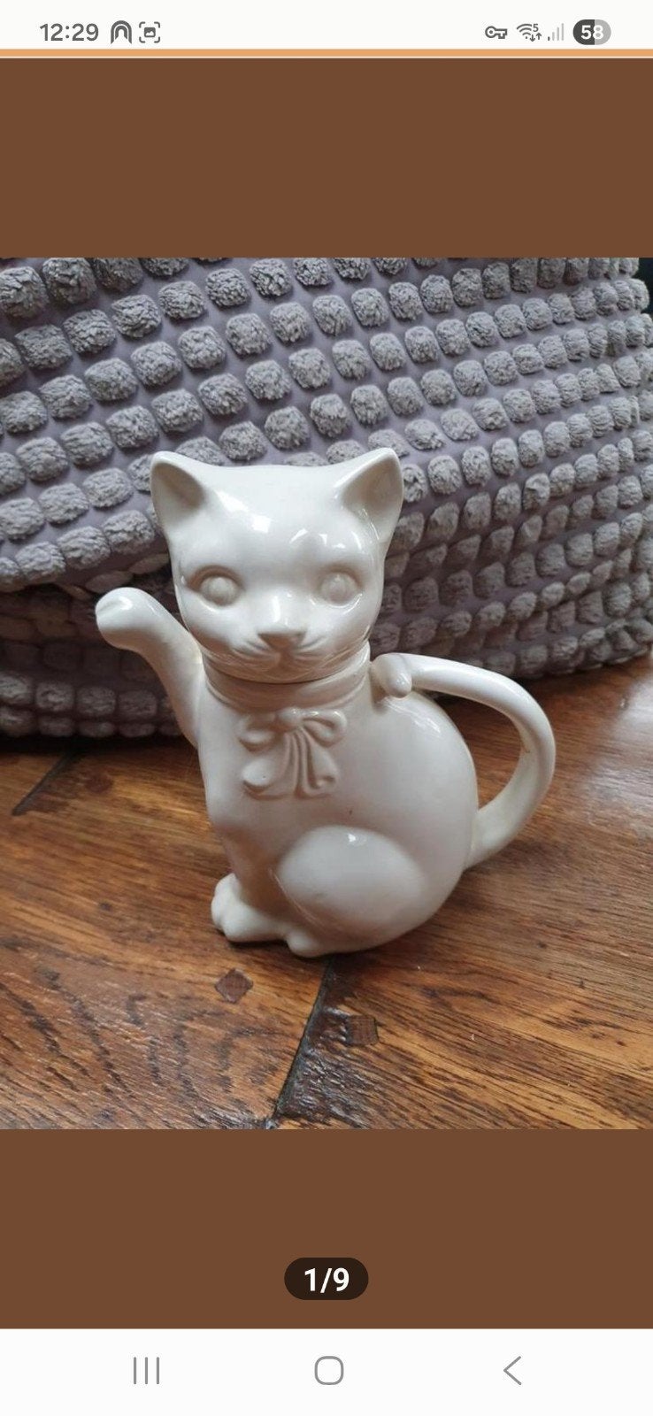 Poezen theepot/koffiepot/katten theepot/, Antiek en Kunst, Ophalen of Verzenden
