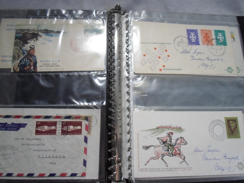 1e Dag enveloppen, Postzegels en Munten, Postzegels | Eerstedagenveloppen, Verzenden, Beschreven, Nederland
