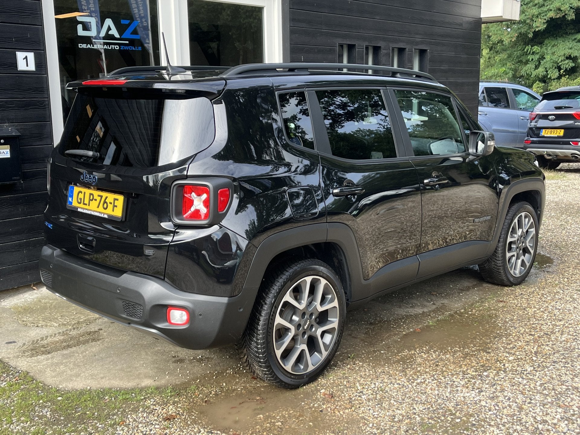 Jeep Renegade 4xe 240 Plug-in Hybrid Electric S Aut/Ecc/Navi, Auto's, Automaat, Stof, Gebruikt, Plug-in hybride